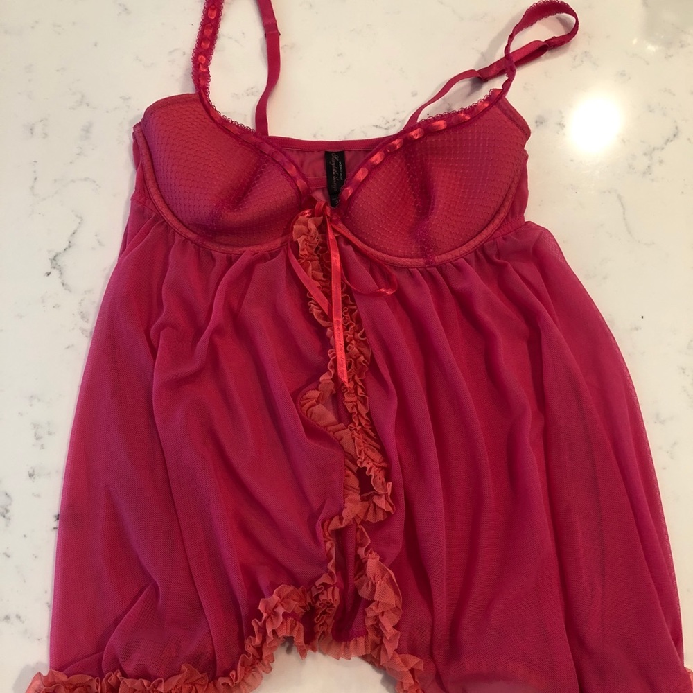 Hot pink Victoria’s Secret babydoll